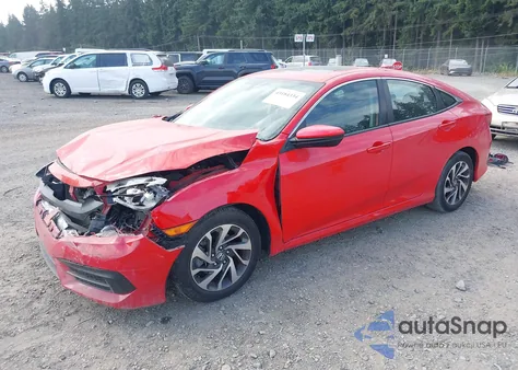 2017 Honda Civic Ex из США, поврежденный, VIN 2HGFC2F7XHH558433